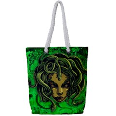 Medusa Full Print Rope Handle Tote (small) by ExtraGoodSauce