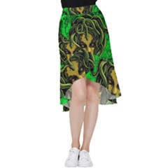 Medusa Frill Hi Low Chiffon Skirt