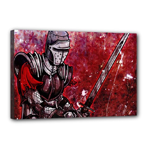 Knight Canvas 18  x 12  (Stretched)