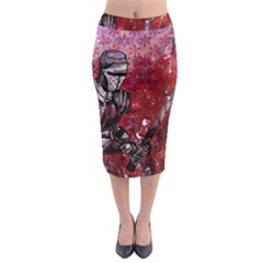 Knight Midi Pencil Skirt