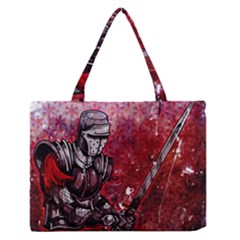 Knight Zipper Medium Tote Bag