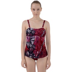 Knight Twist Front Tankini Set