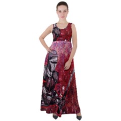 Knight Empire Waist Velour Maxi Dress