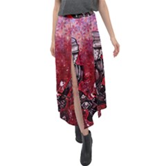 Knight Velour Split Maxi Skirt