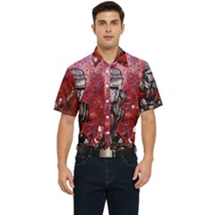 Knight Men s Short Sleeve Pocket Shirt 