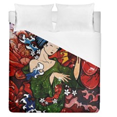 Geisha Geisha Duvet Cover (queen Size) by ExtraGoodSauce