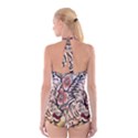 White Tiger Boyleg Halter Swimsuit  View2