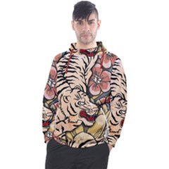 White Tiger Men s Pullover Hoodie by ExtraAwesomeSauce