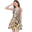 White Tiger Inside Out Racerback Dress View1