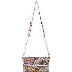 White Tiger Mini Crossbody Handbag by ExtraAwesomeSauce