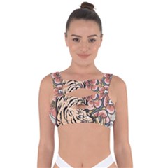 White Tiger Bandaged Up Bikini Top by ExtraAwesomeSauce