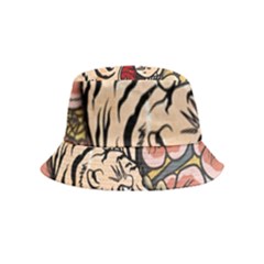 White Tiger Inside Out Bucket Hat (kids)