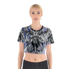 Kraken Cotton Crop Top by ExtraGoodSauce