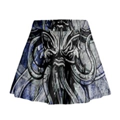 Kraken Mini Flare Skirt by ExtraGoodSauce