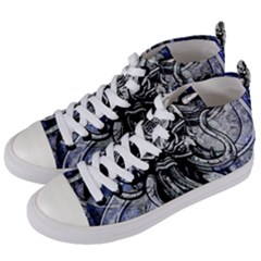 Kraken Women s Mid-top Canvas Sneakers