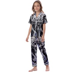 Kraken Kids  Satin Short Sleeve Pajamas Set by ExtraGoodSauce