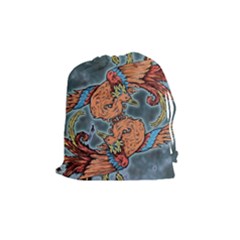 Chinese Phoenix Drawstring Pouch (medium) by ExtraGoodSauce