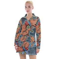 Chinese Phoenix Women s Long Sleeve Casual Dress by ExtraGoodSauce