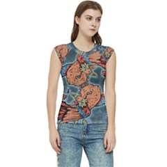 Chinese Phoenix Women s Raglan Cap Sleeve Tee