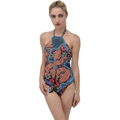 Chinese Phoenix Go With The Flow One Piece Swimsuit by ExtraAwesomeSauce