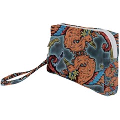 Chinese Phoenix Wristlet Pouch Bag (small) by ExtraAwesomeSauce