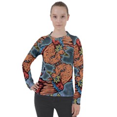 Chinese Phoenix Women s Pique Long Sleeve Tee