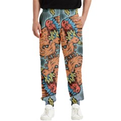 Chinese Phoenix Men s Elastic Waist Pants