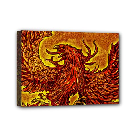 Phoenix Rising Mini Canvas 7  X 5  (stretched) by ExtraGoodSauce