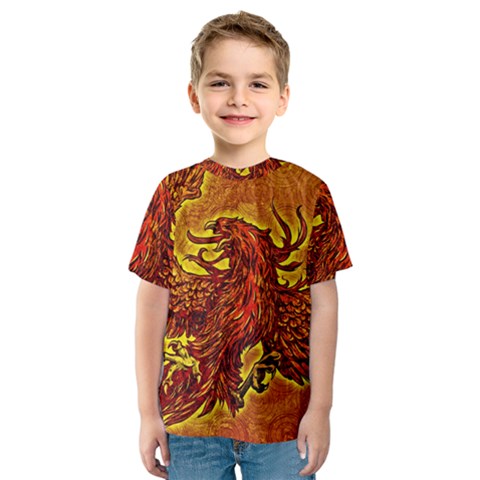 Phoenix Rising Kids  Sport Mesh Tee by ExtraGoodSauce