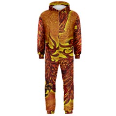 Phoenix Rising Hooded Jumpsuit (men)  by ExtraGoodSauce