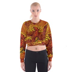 Phoenix Rising Cropped Sweatshirt by ExtraGoodSauce