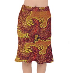 Phoenix Rising Short Mermaid Skirt by ExtraGoodSauce