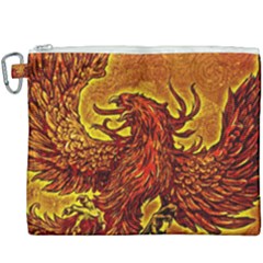 Phoenix Rising Canvas Cosmetic Bag (xxxl) by ExtraGoodSauce