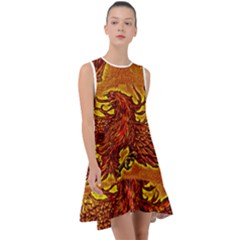 Phoenix Rising Frill Swing Dress by ExtraGoodSauce