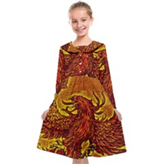 Phoenix Rising Kids  Midi Sailor Dress by ExtraGoodSauce