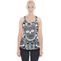 Sugar Skulls Bw Piece Up Tank Top View1