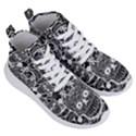 Sugar Skulls Bw Women s Lightweight High Top Sneakers View3