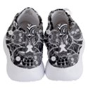 Sugar Skulls Bw Women s Lightweight High Top Sneakers View4