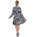 Sugar Skulls Bw All Frills Chiffon Dress View2