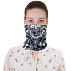 Sugar Skulls Bw Face Covering Bandana (adult)