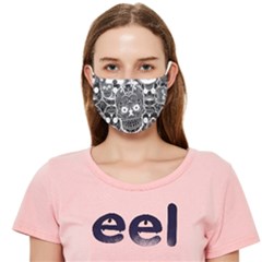 Sugar Skulls Bw Cloth Face Mask (adult) by ExtraGoodSauce