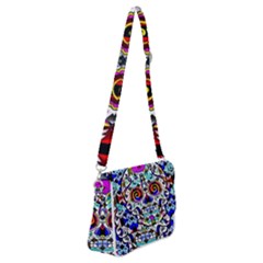 Sugar Skull Pattern 2 Shoulder Bag With Back Zipper by ExtraGoodSauce