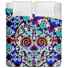 Sugar Skull Pattern 2 Duvet Cover Double Side (california King Size) by ExtraAwesomeSauce