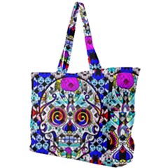 Sugar Skull Pattern 2 Simple Shoulder Bag by ExtraGoodSauce