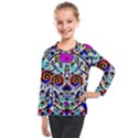 Sugar Skull Pattern 2 Kids  Long Mesh Tee View1