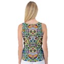 Sugar Skulls Pattern Women s Basketball Tank Top View2