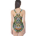 Sugar Skulls Pattern One Piece Swimsuit View2