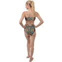 Sugar Skulls Pattern Tied Up Two Piece Swimsuit View2