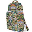 Sugar Skulls Pattern Double Compartment Backpack View1