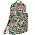 Sugar Skulls Pattern Double Compartment Backpack View2